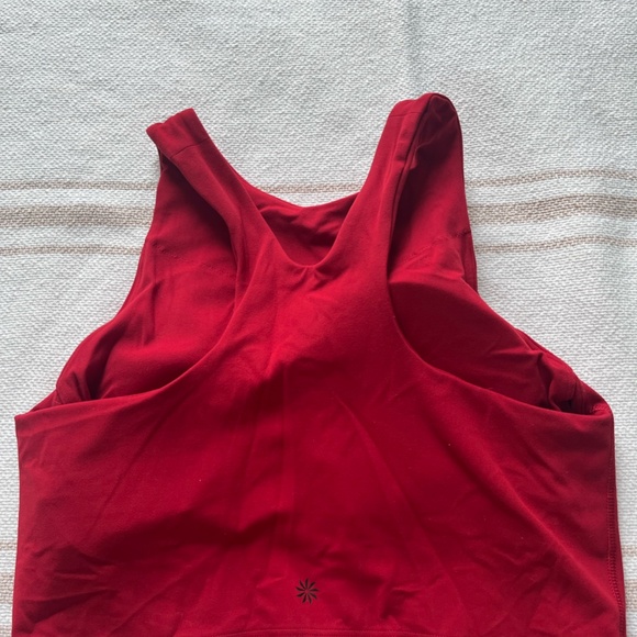 Athleta Conscious Crop Bra A-C - Color: Candy Red, Size: Medium - Picture 5 of 7